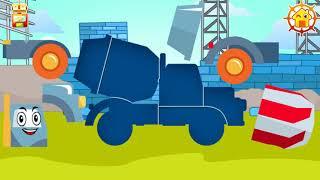 Concrete mixer truck fun | Awesome #puzzle | #funny vehicles | unlimited gaming riz #best #gaming