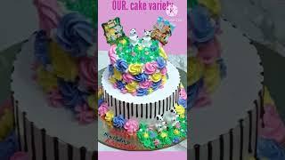 Amazing two tier cake design for girls or boy #cake #shootfeed #birthdaycake #cakedecor #shootfeed