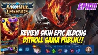 REVIEW SKIN EPIC ALDOUS!!  DITROLL PUBLIK, COMEBACK TERDALAM!!!