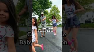 NEW Cupid Shuffle Dance Trend! Baby Girl Got Us  #dancetrend #cupidshuffle #shorts