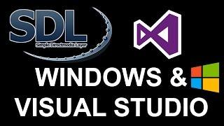 SDL 2 Tutorial 1b [SETUP] Windows and Visual Studio Setup