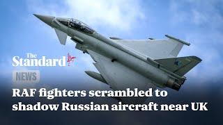 RAF fighters scrambled to shadow Russian aircraft near UK