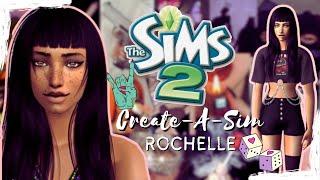 Rochelle Demyre | The Sims 2 | Create A Sim | Punk Rock Aesthetic | TheSirenSims