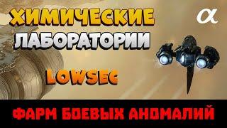 EVE Online. ФАРМ ХИМИЧЕСКИХ ЛАБОРАТОРИЙ в LOW секторах.