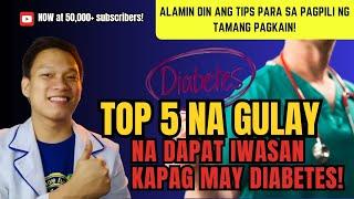 TOP 5 na GULAY na dapat IWASAN o LIMITAHAN kung may DIABETES