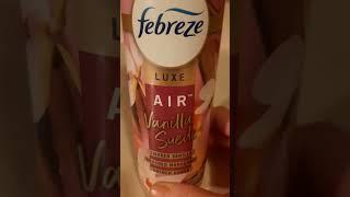 febreze Luxe Air Vanilla Suede Review
