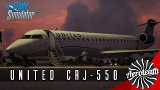 [] MSFS - Regional Time! | United CRJ-550 KROC-KIAD