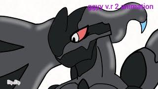 Zekrom pokemon dragon vore pov digestion Lucario.