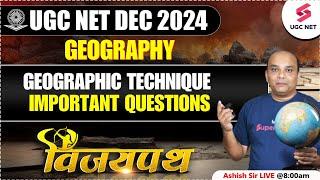 UGC NET Geography Online Classes 2025 | Geographic Technique UGC NET | UGC NET 2025 By Ashish Sir