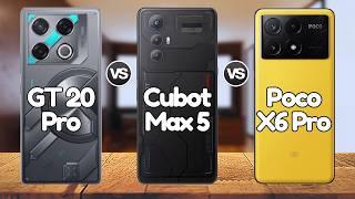 Cubot Max 5 Vs Infinix Gt 20 Pro Vs Poco X6 Pro | @Eficientechs