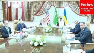 Secretary Of State Marco Rubio, Ukraine Delegation Meet For Peace Talks In Jeddah, Saudi Arabia