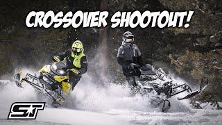 2025 CROSSOVER SLED SHOOTOUT!! Backcountry X-RS 850 Turbo R vs Switchback Assault 9R