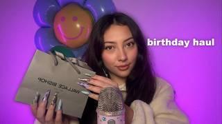 ASMR i was spoilt for my birthday 