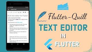 Text Editor in Flutter || Flutter Quill Text Editor Package