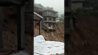 Landslide #landslide #flood #manali #mandi #himachal #disaster #shorts #news #information #travel
