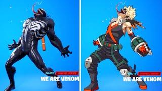 Fortnite Bakugo (by My Hero Academia) doing Funniest Built In Emotes #1