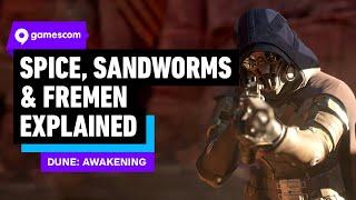 How Spice, Sandworms & the Fremen Work in Dune: Awakening | gamescom 2024