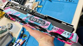 Клиент купил RTX3070 с Китая за 23000 рублей и принес обслужить!