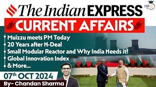 The Indian Express Newspaper Analysis | 07 Oct 2024 | Daily Newspaper Analysis | Current Affairs