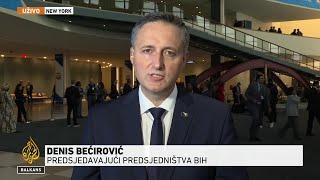 Bećirović u UN-u: Deklaracija i Svesrpski sabor u potpunoj suprotnosti međunarodnom pravu