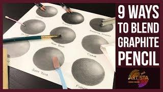 9 Ways to Blend Graphite Pencil