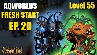 AQW Fresh Start Episode 20 - MOGLOWEEN PART 1! Adventure Quest Worlds