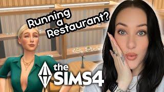 Can my sim run a restaurant with Businesses and Hobbies? | Sims 4 Expansion