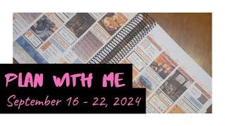 Plan With Me September 16 - 22, 2024 | BnR Paper Crafts Camping | Plan B Planner