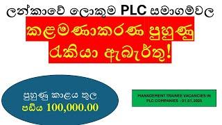 Top Management Trainee Job Vacancies in Sri Lanka 2025 | High Salaries & How to Apply