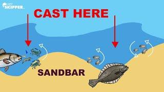 Surf fishing 101: HOW TO CATCH FISH by Reading Waves!