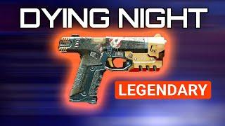 DYING NIGHT Legendary/Iconic Power Pistol Cyberpunk 2077 - Gameplay & Opinion