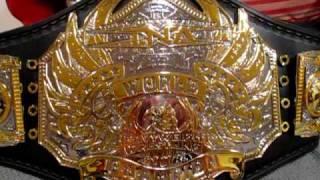 TNA WORLD HEAVYWEIGHT CHAMPIONSHIP TITLE BELT - DETAILED VIDEO - TEST FOR HIGH QUALITY