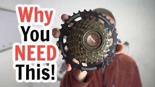 Best 7 Speed Freewheel Upgrade? Shimano MegaRange 14-34T Review & Install