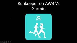 Runkeeper on Apple Watch 3 vs Garmin