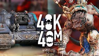 Did the Guard bring enough bullets? World Eaters vs Astra Militarum 40k in 40m battle!