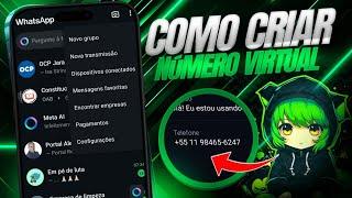 2025: GERADOR DE NÚMERO VIRTUAL PARA WHATSAPP SEM CHIP PARA CHEGAR SMS (NÚMERO FAKE SEM CHIP)