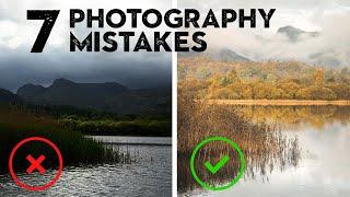 7 PHOTOGRAPHY MISTAKES I see all the time