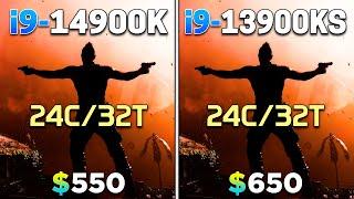 Core i9 14900K vs Core i9 13900KS | PC Gameplay Benchmark Tested