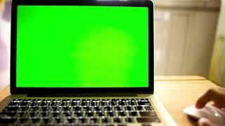 Computer Green Screen Video I Green Screen Computer Monitor I Laptop Green Screen Video I No Sound I