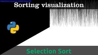 Selection Sort visualization with python