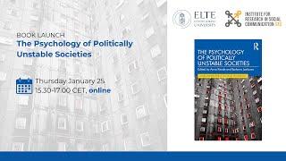 Book Launch: Psychology of Politically Unstable Societies