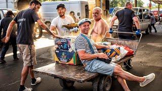 Film about Odessa. Market Privoz