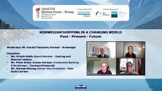 2021 Capital Link Maritime Forum - Norway: Norwegian Shipping in a Changing World: Past to Future