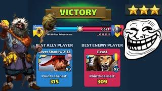 War Attacks With Kvasir? Am I Trolling? | Empires and Puzzles Alliance War #125