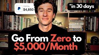 6 steps to earn $5K per month online with zero investment