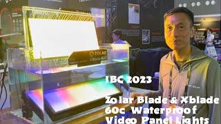 Zolar XBlade & Blade 60c Waterproof LED Videolight Panels - IBC 2023 - First Look