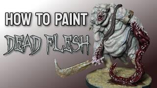 How To Paint ZOMBIE/DEAD SKIN On Your Miniatures