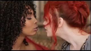 Justine Joli and Misty Stone part 3 | Lesbian kissing