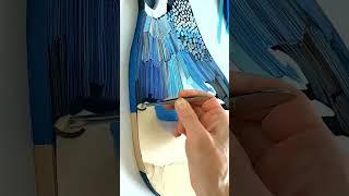 “¡No Creerás que Esta Hecho de papel! Increíble Ave en Arte Quilling”