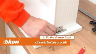 Blum Metabox - deep replacement kitchen drawer box - 3 of 3   Fit the drawer front